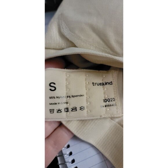 Truekind Womens Sz S Daily Comfort Wireless Shaper Bra w/ Extender Nude 10022 - Picture 7 of 13